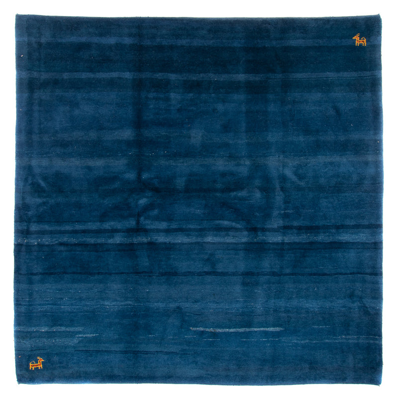 Alfombra Gabbeh - Indus cuadrado  - 255 x 250 cm - azul