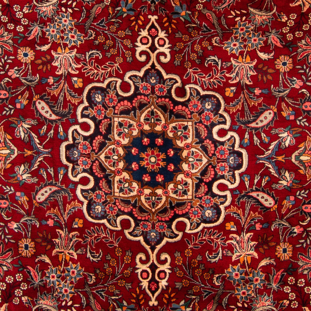 Alfombra persa - Bidjar - Real - 315 x 212 cm - rojo