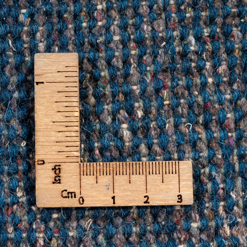 Alfombra Gabbeh - Indus redondo  - 190 x 190 cm - azul