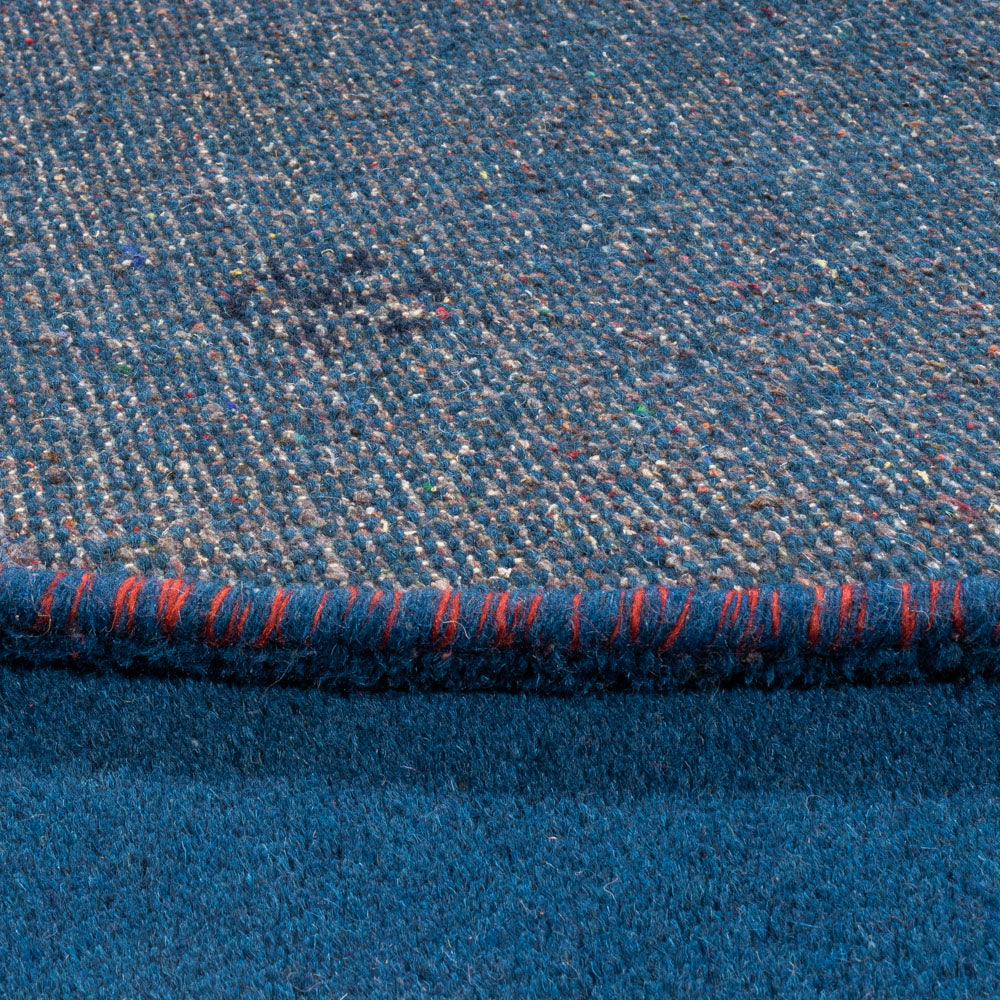 Alfombra Gabbeh - Indus redondo  - 199 x 199 cm - azul