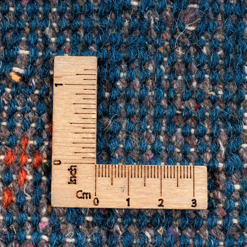 Alfombra Gabbeh - Indus redondo  - 199 x 199 cm - azul