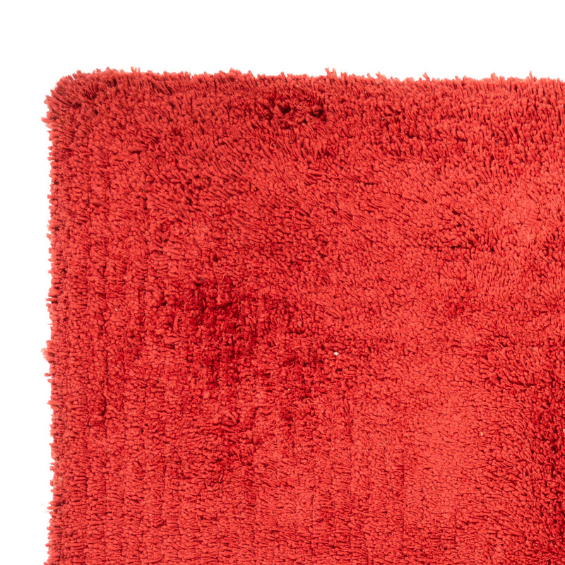 Alfombra de pelo largo - 240 x 170 cm - rojo
