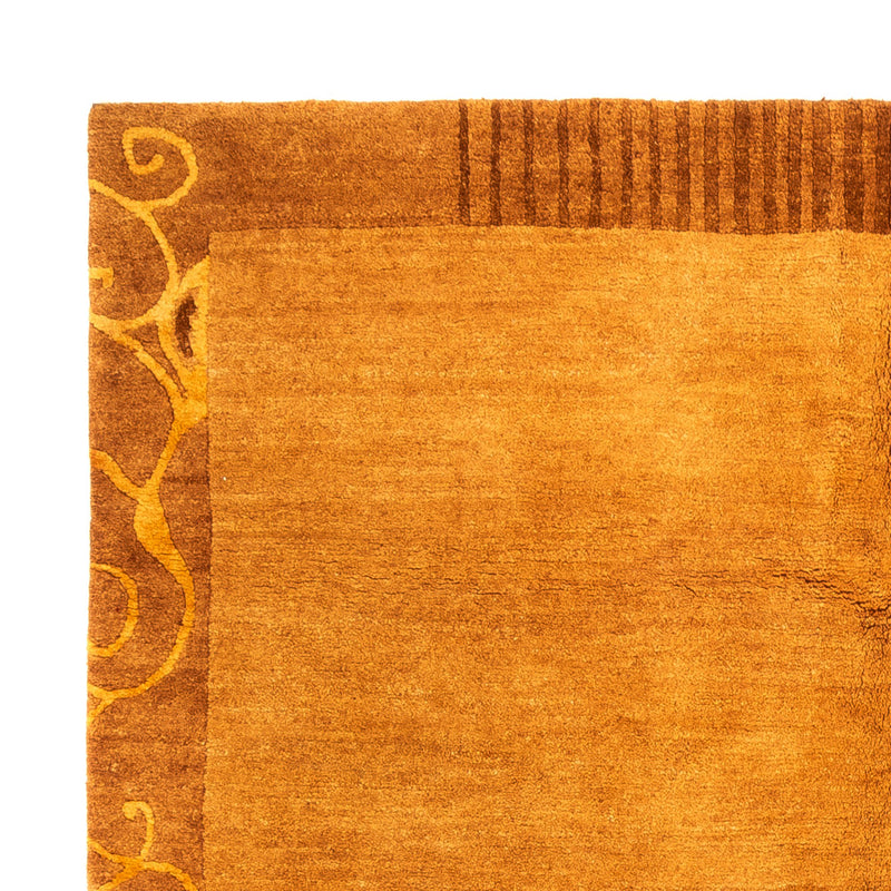 Alfombra de Nepal cuadrado  - 207 x 199 cm - óxido