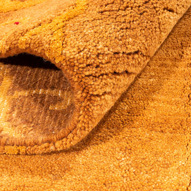 Alfombra de Nepal cuadrado  - 207 x 199 cm - óxido