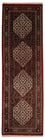 Alfombra de pasillo Alfombra persa - Bidjar - 246 x 77 cm - azul