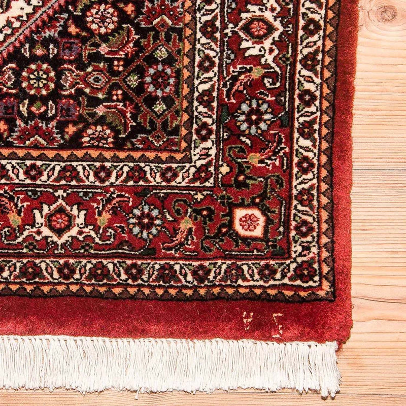 Alfombra de pasillo Alfombra persa - Bidjar - 246 x 77 cm - azul
