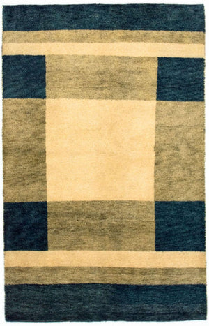 Alfombra Gabbeh - Indus - 165 x 113 cm - multicolor