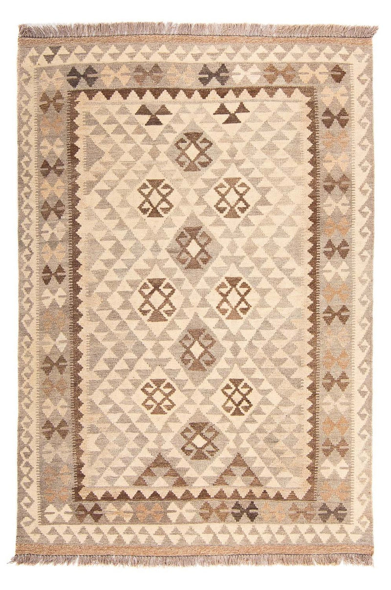 Alfombra Kelim - Splash - 175 x 127 cm - beige