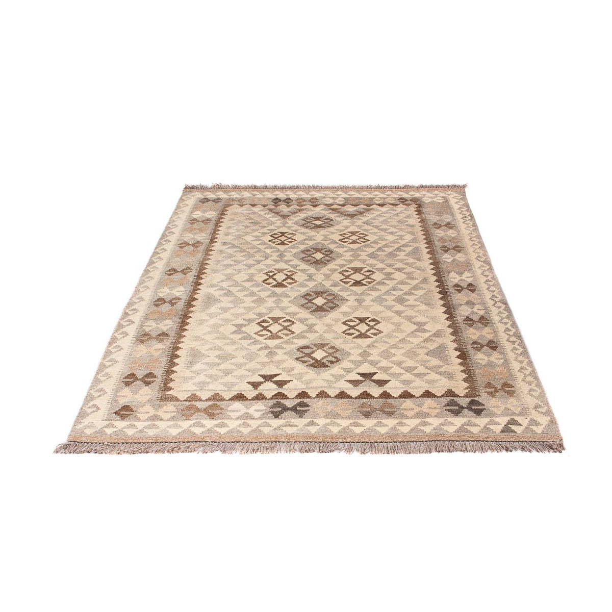 Alfombra Kelim - Splash - 175 x 127 cm - beige