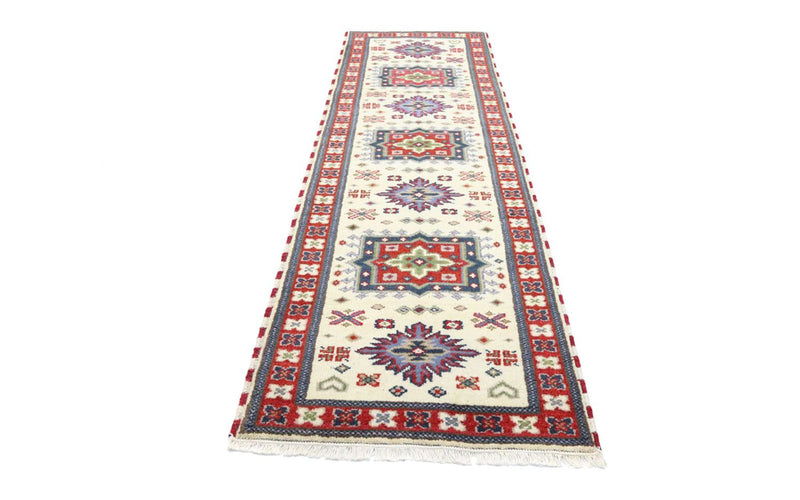 Alfombra de pasillo Alfombra oriental - 296 x 82 cm - beige
