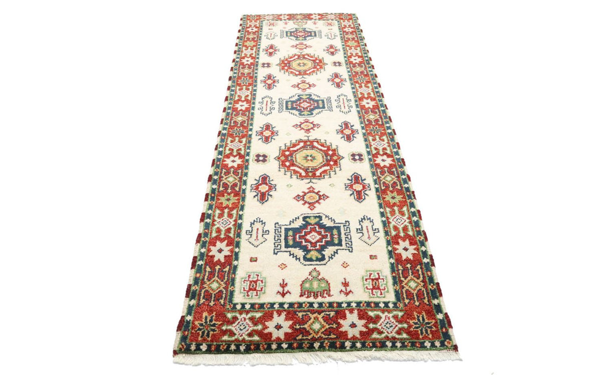 Alfombra de pasillo Alfombra oriental - 296 x 84 cm - beige