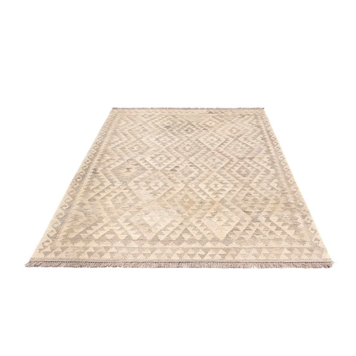 Alfombra Kelim - Splash - 210 x 154 cm - beige