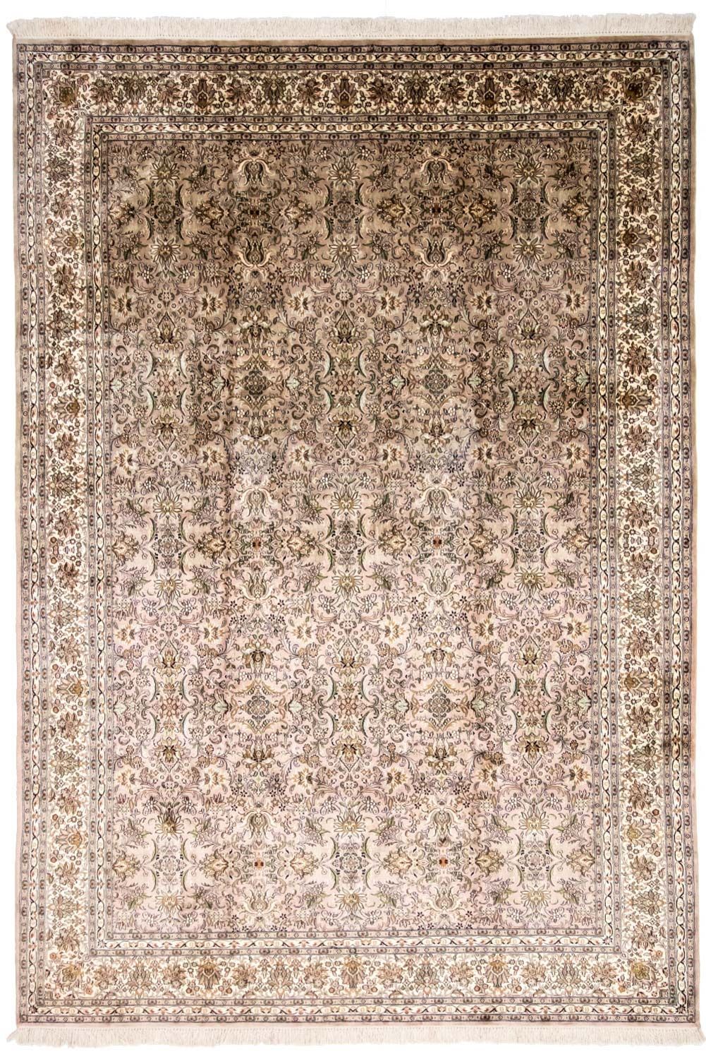Alfombra de seda - Seda de Cachemira - 308 x 204 cm - beige