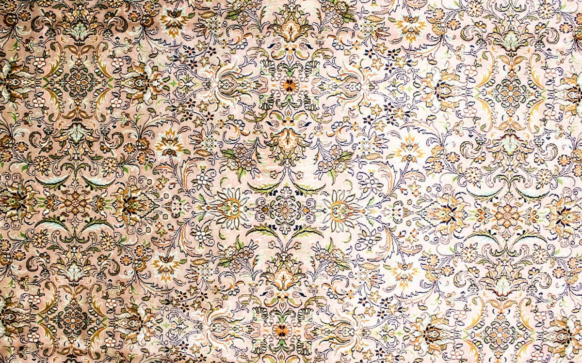 Alfombra de seda - Seda de Cachemira - 308 x 204 cm - beige