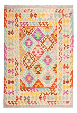 Alfombra Kelim - Splash - 178 x 123 cm - multicolor