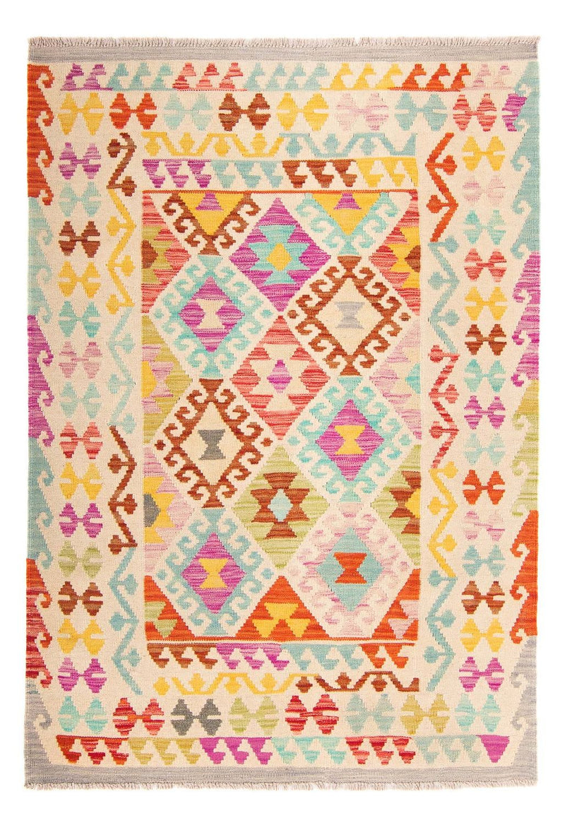 Alfombra Kelim - Splash - 178 x 123 cm - multicolor