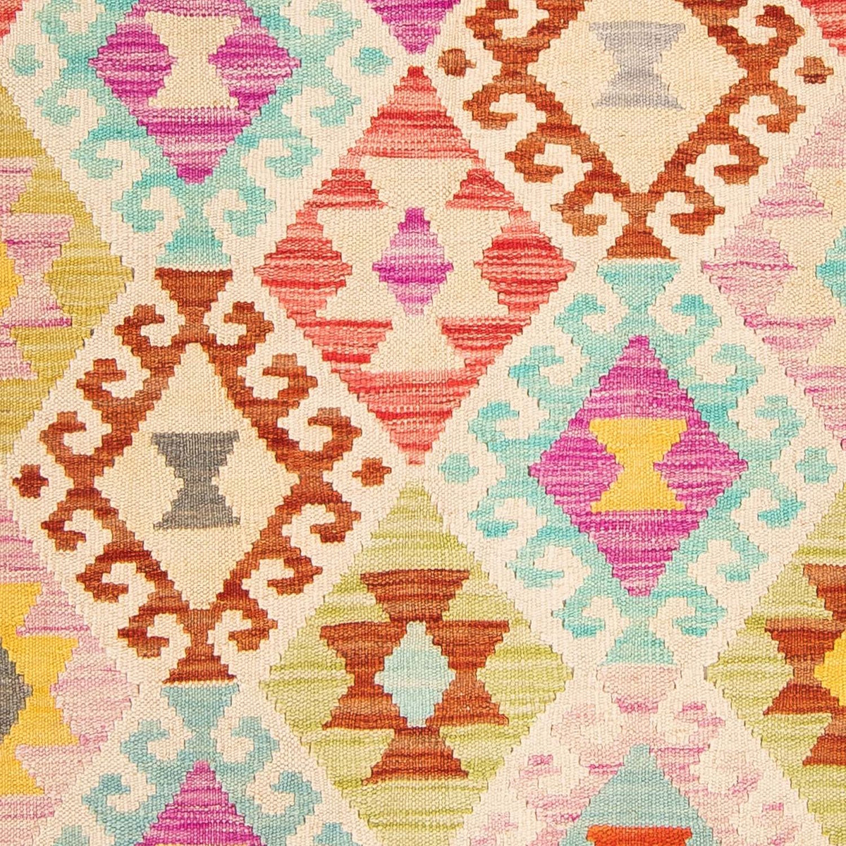 Alfombra Kelim - Splash - 178 x 123 cm - multicolor