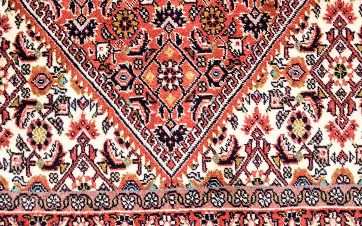 Alfombra persa - Bidjar - 235 x 178 cm - rojo claro