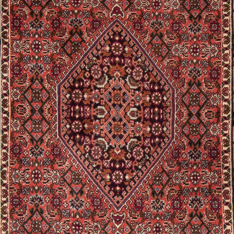 Alfombra de pasillo Alfombra persa - Bidjar - 205 x 76 cm - azul oscuro