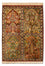 Alfombra de seda - Seda de Cachemira - 91 x 65 cm - multicolor
