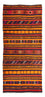 Alfombra de pasillo Alfombra Kelim - Antigua - 340 x 170 cm - multicolor