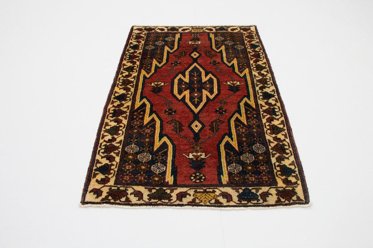 Alfombra persa - Nómada - 135 x 85 cm - rojo