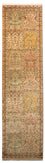 Alfombra de pasillo Alfombra de seda - Seda de Cachemira - 316 x 77 cm - multicolor