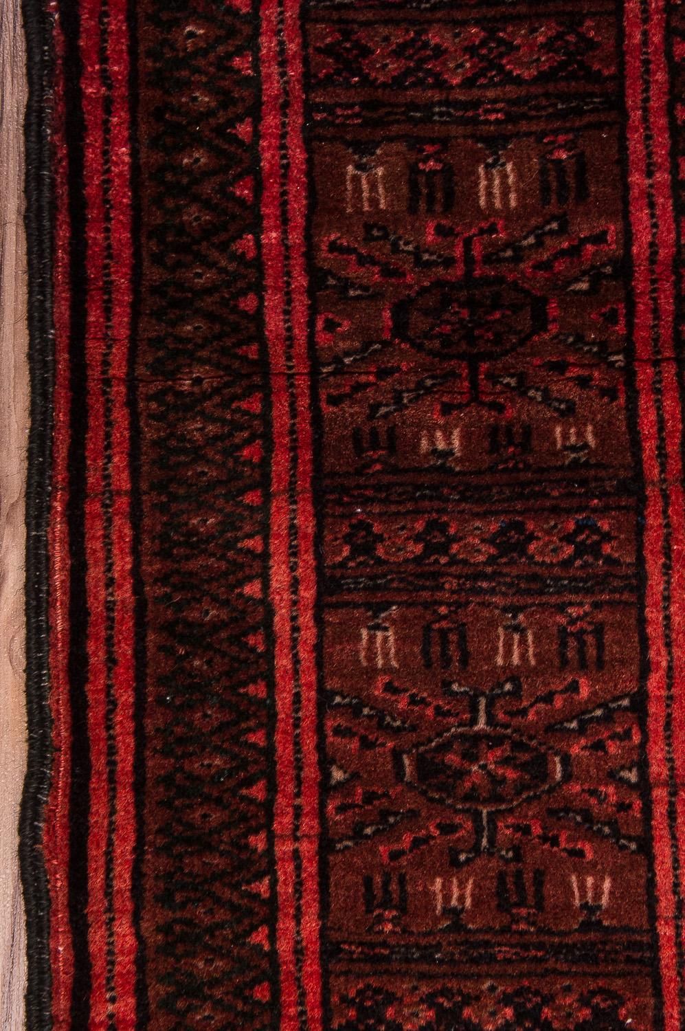 Alfombra Turkaman - 142 x 92 cm - azul oscuro