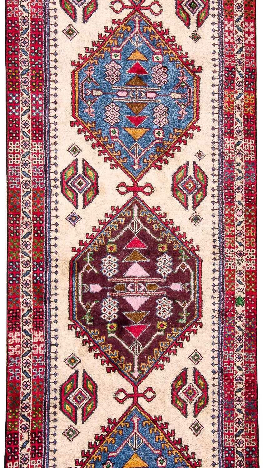 Alfombra de pasillo Alfombra persa - Nómada - 294 x 76 cm - beige