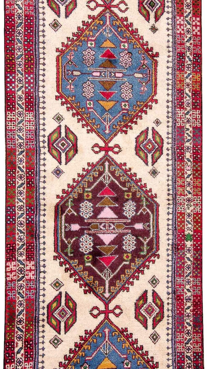 Alfombra de pasillo Alfombra persa - Nómada - 294 x 76 cm - beige