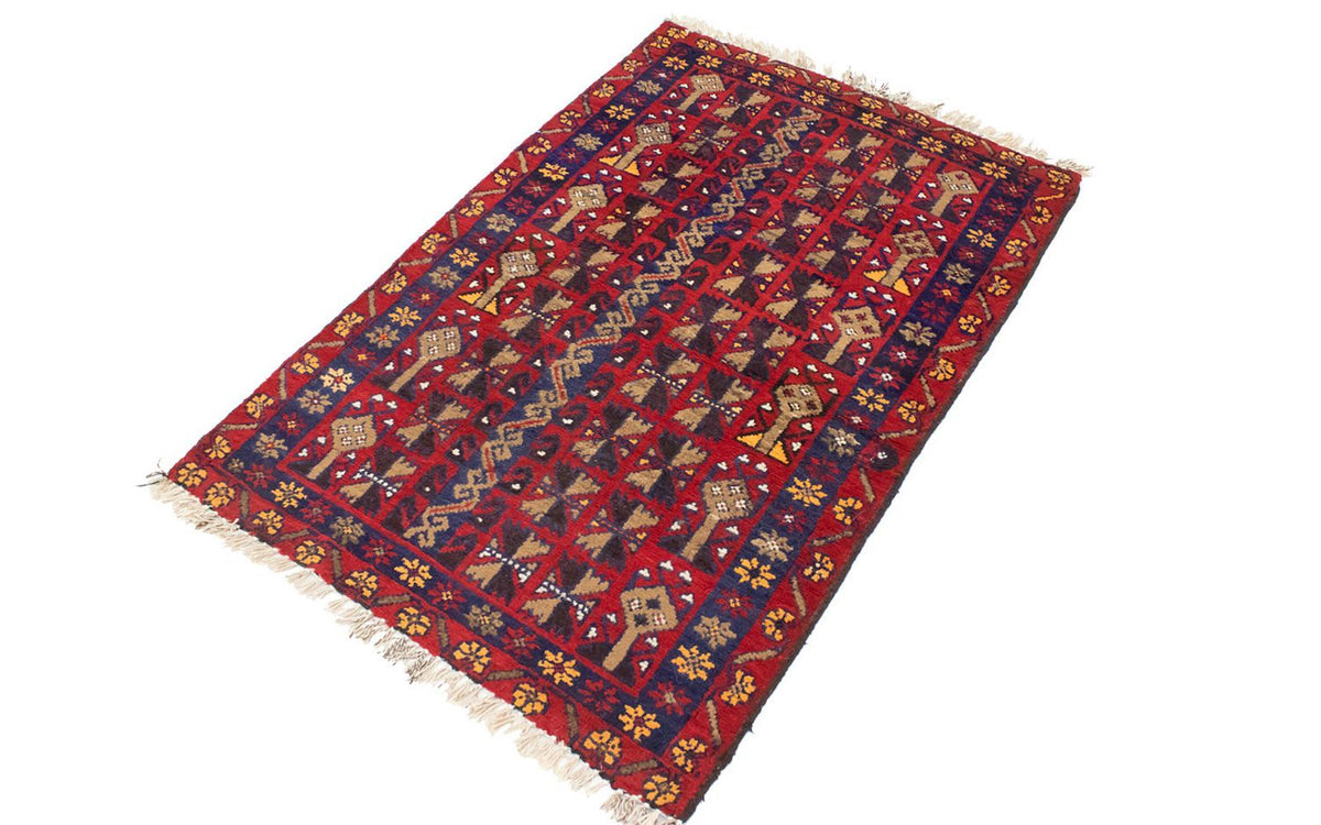 Alfombra Belutsch - 119 x 77 cm - rojo