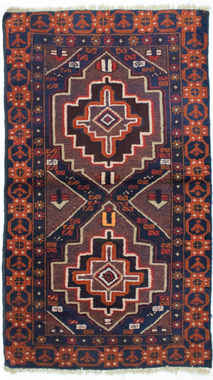 Alfombra Belutsch - 134 x 79 cm - azul