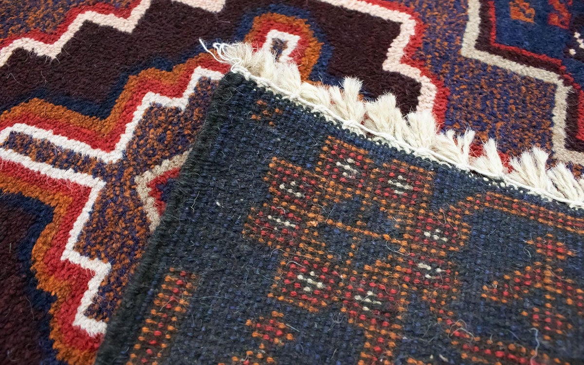 Alfombra Belutsch - 134 x 79 cm - azul