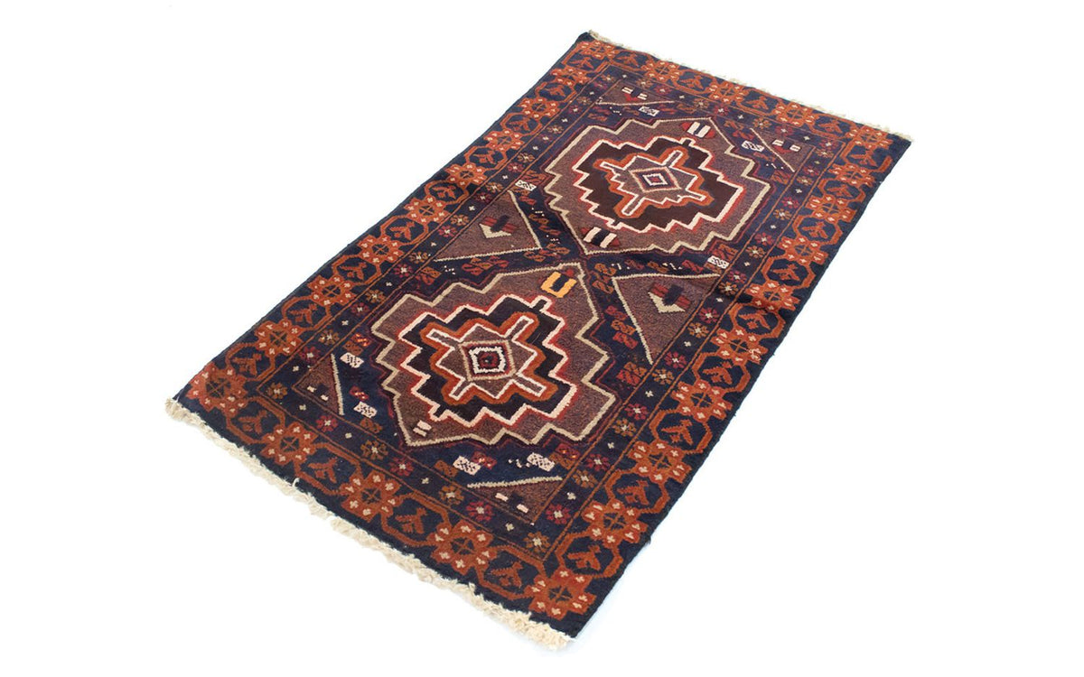 Alfombra Belutsch - 134 x 79 cm - azul
