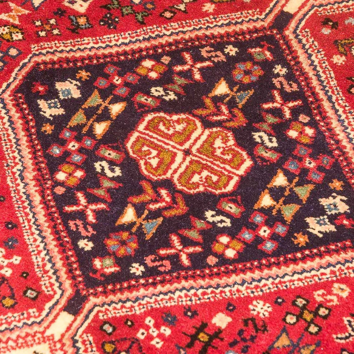 Alfombra de pasillo Alfombra persa - Nómada - 278 x 92 cm - rojo