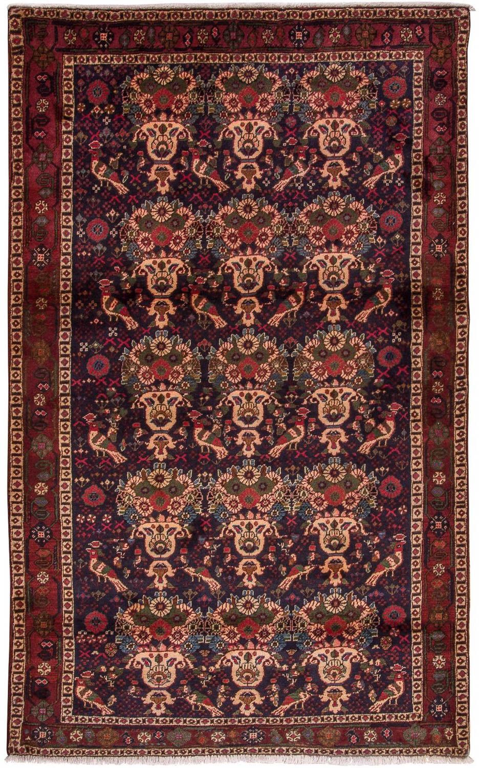 Alfombra persa - Nómada - 188 x 115 cm - multicolor