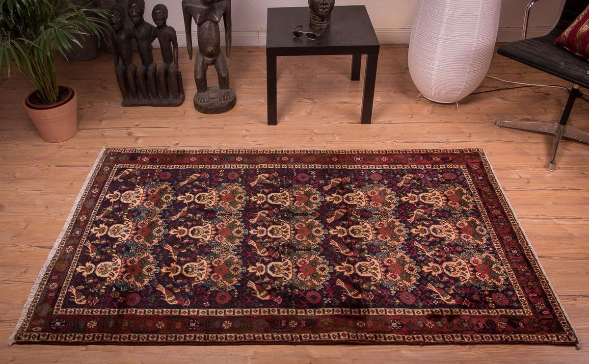 Alfombra persa - Nómada - 188 x 115 cm - multicolor