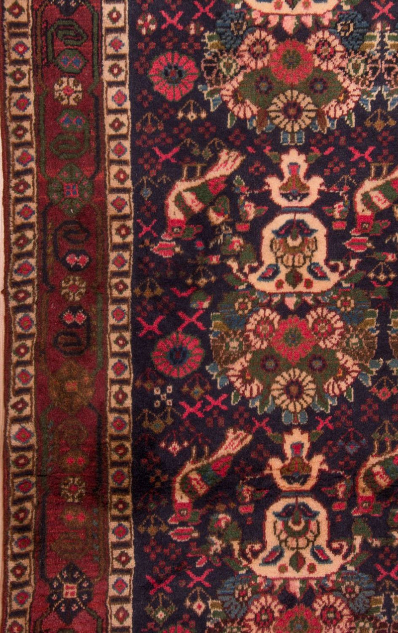 Alfombra persa - Nómada - 188 x 115 cm - multicolor