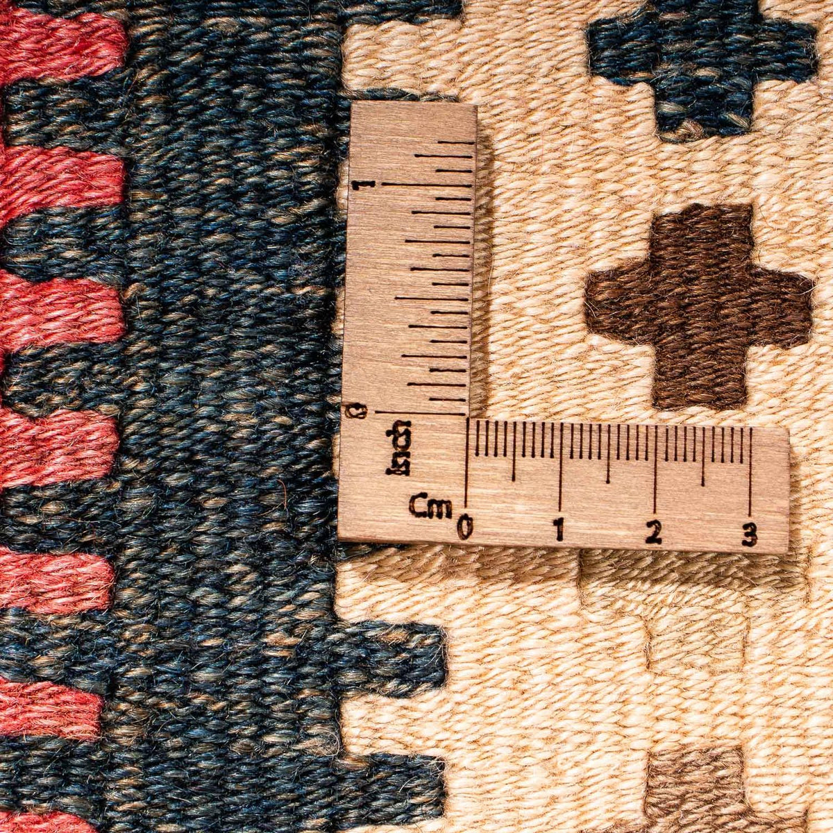 Alfombra de pasillo Alfombra Kelim - Antigua - 402 x 135 cm - multicolor