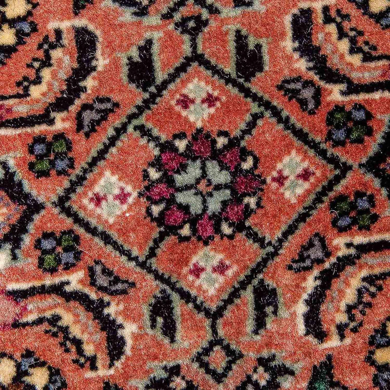 Alfombra persa - Bidjar - 103 x 78 cm - rojo claro