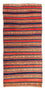 Alfombra de pasillo Alfombra Kelim - Antigua - 312 x 142 cm - multicolor