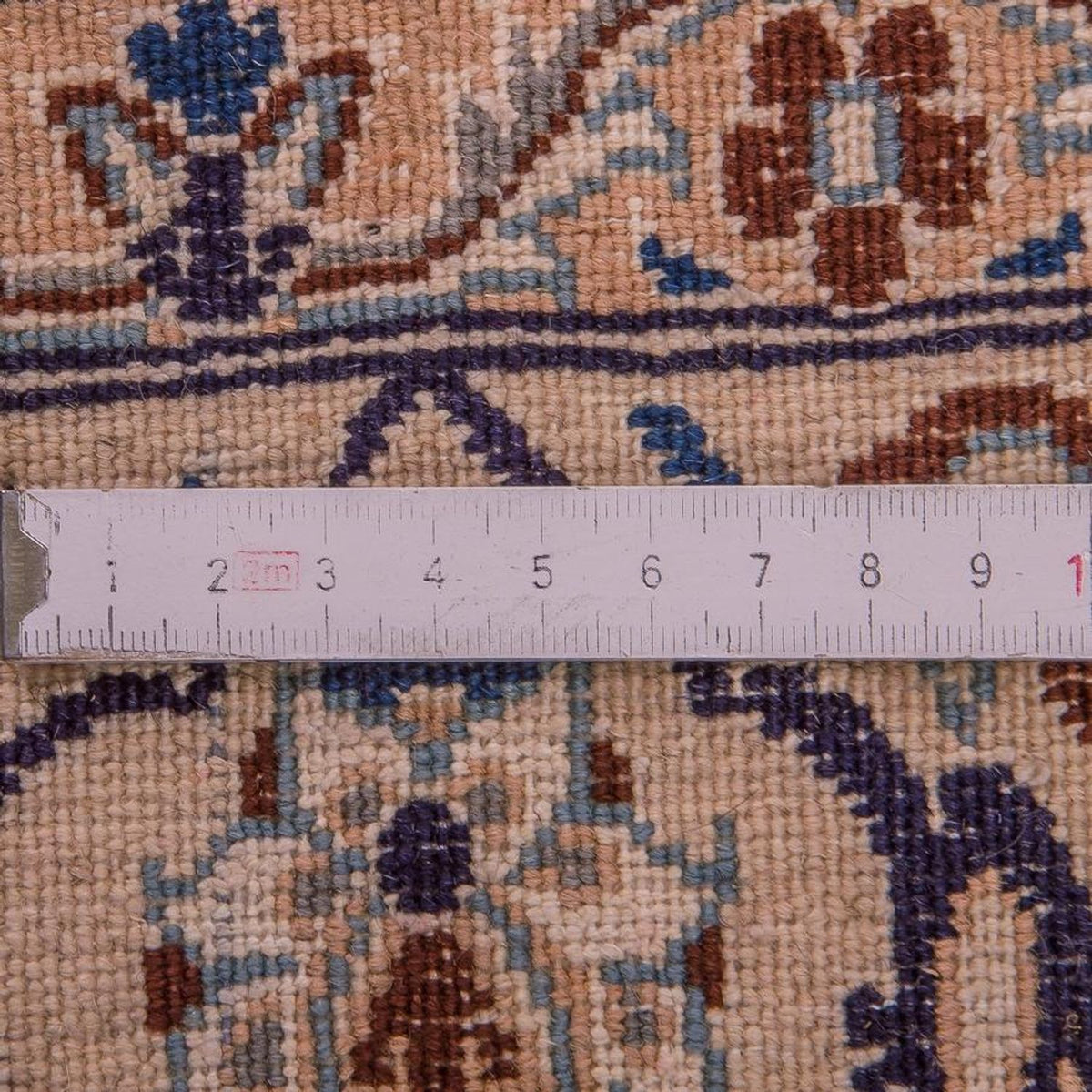 Alfombra Persa - Nain - Real - 204 x 130 cm - azul oscuro