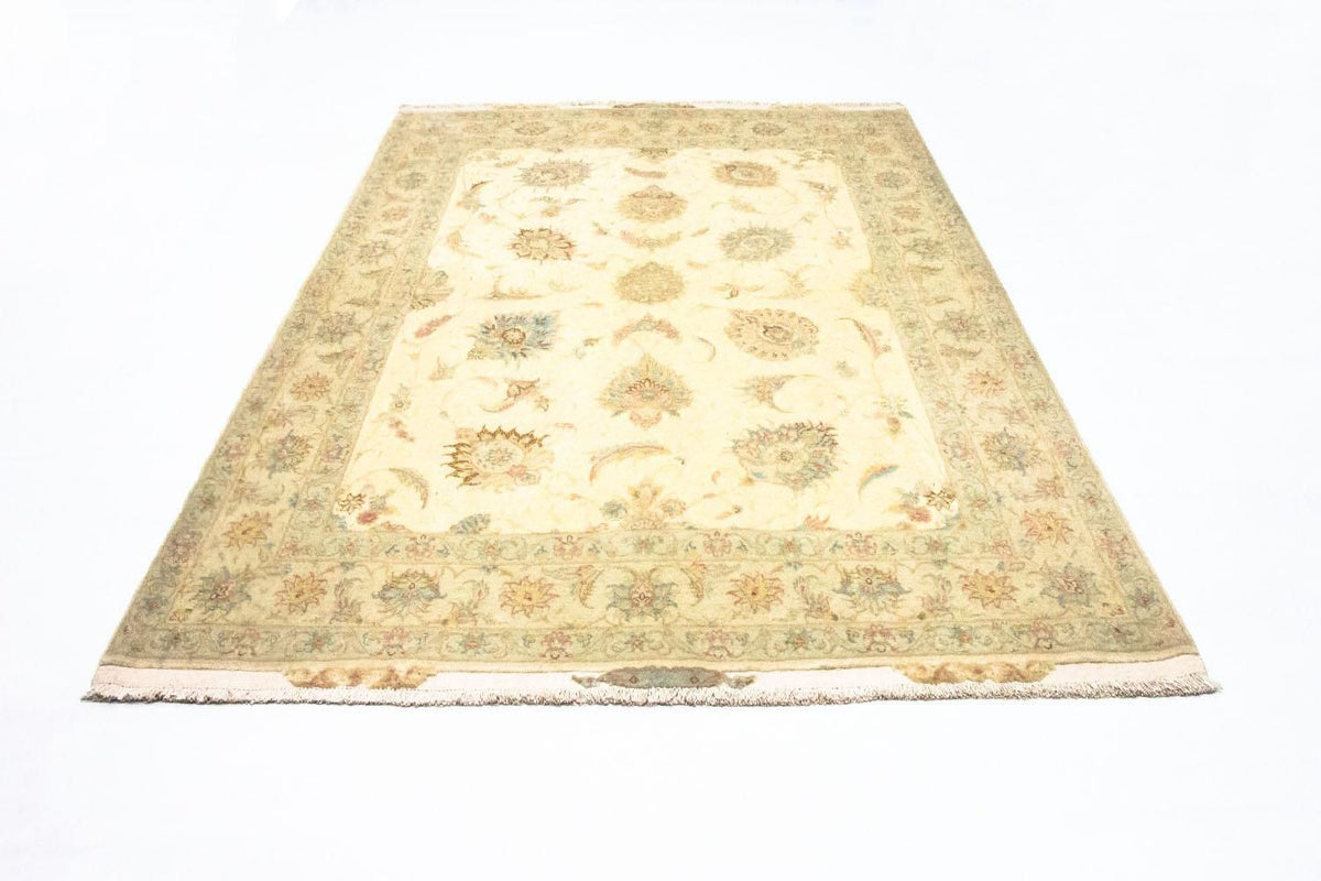 Alfombra Persa - Tabriz - Real - 204 x 147 cm - beige