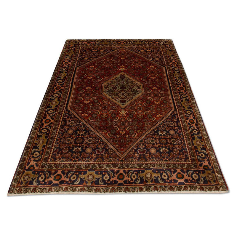 Alfombra persa - Bidjar - 175 x 124 cm - óxido