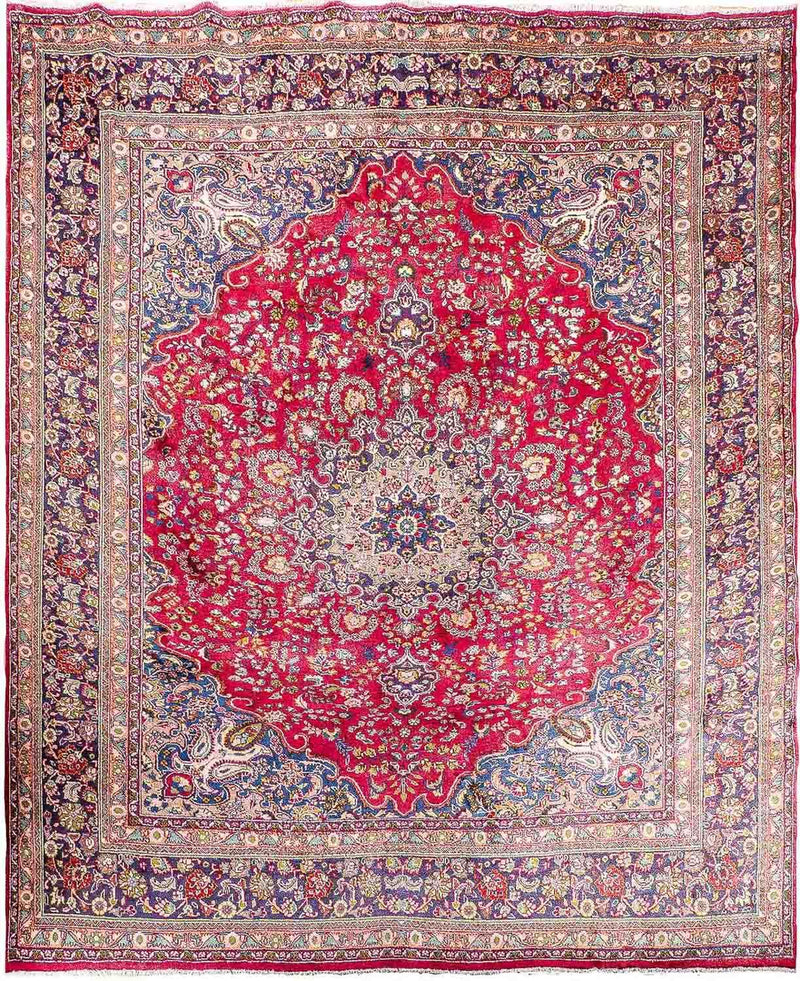 Alfombra persa - Clásica - 396 x 298 cm - rojo