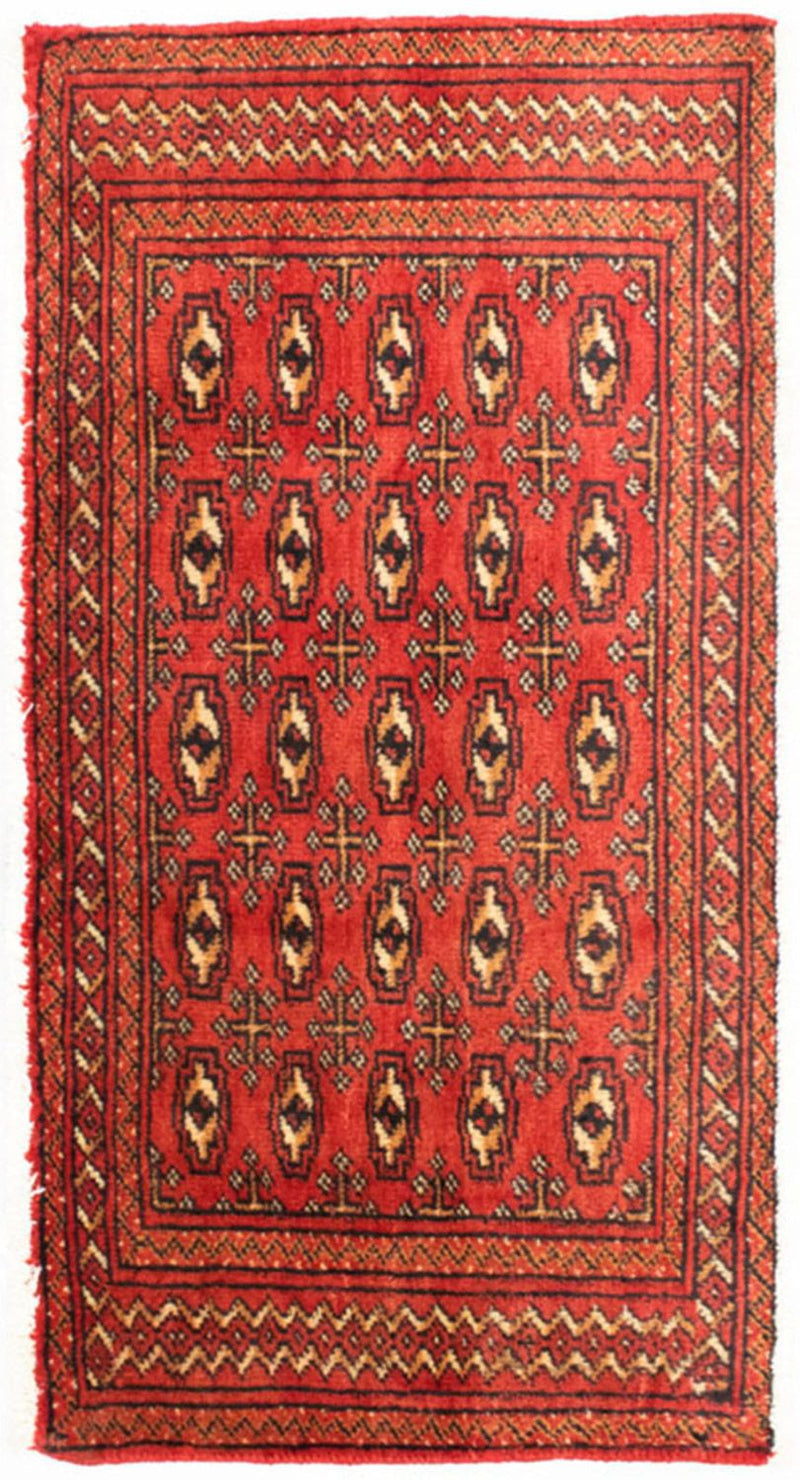 Alfombra de pasillo Alfombra Turkaman - 100 x 50 cm - rojo