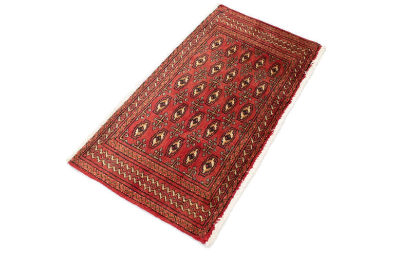Alfombra de pasillo Alfombra Turkaman - 100 x 50 cm - rojo