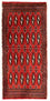 Alfombra de pasillo Alfombra Turkaman - 100 x 50 cm - rojo