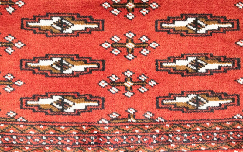 Alfombra de pasillo Alfombra Turkaman - 100 x 50 cm - rojo