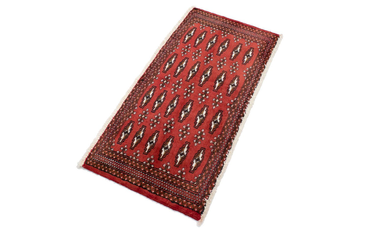 Alfombra de pasillo Alfombra Turkaman - 100 x 50 cm - rojo
